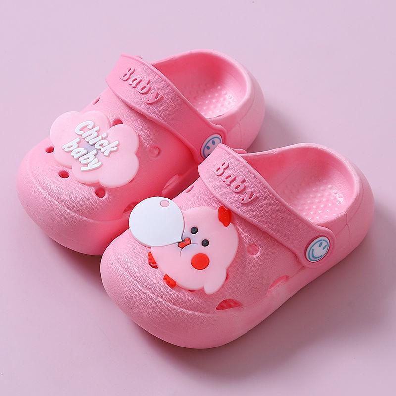 Dép sục trẻ em cho bé trai bé gái từ 1-5 tuổi [BAYBY CUTE] hình thú ngộ nghĩnh đi siêu êm chân năng động LUCKY SHOES VN