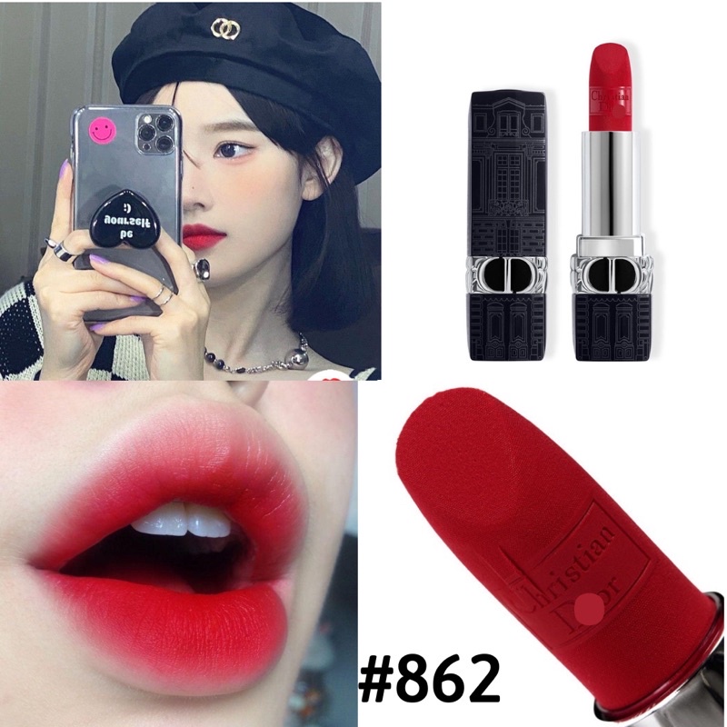 Son Di.or, son môi thỏi lì DI.OR Limited Rouge velvet, matte 999,760,860,646,846 chính hãng