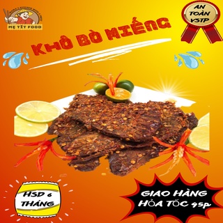 Khô bò miếng mẹ tít food, miếng khô bò mềm chuẩn vị ngon nhà làm hộp 300g