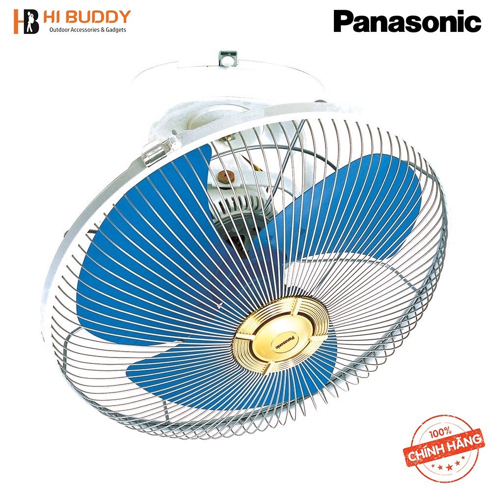 Quạt Đảo Trần Cycle Fan PANASONIC F-409QB - Màu Xanh/ F-409QGO - Màu Vàng Với Khả Năng Xoay 360 Độ Dễ Dàng - HIBUDDY