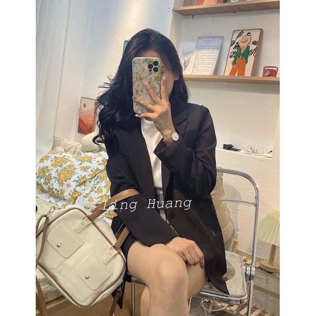Ảnh thật áo blazer 2 lớp hàng quảng châu