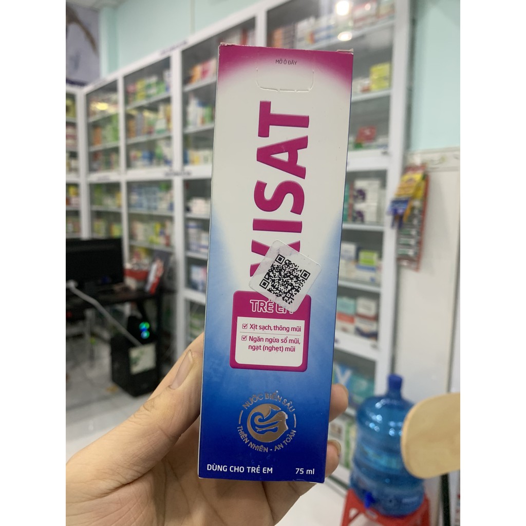 Xịt mũi XISAT nhiều loại-chai 75ml