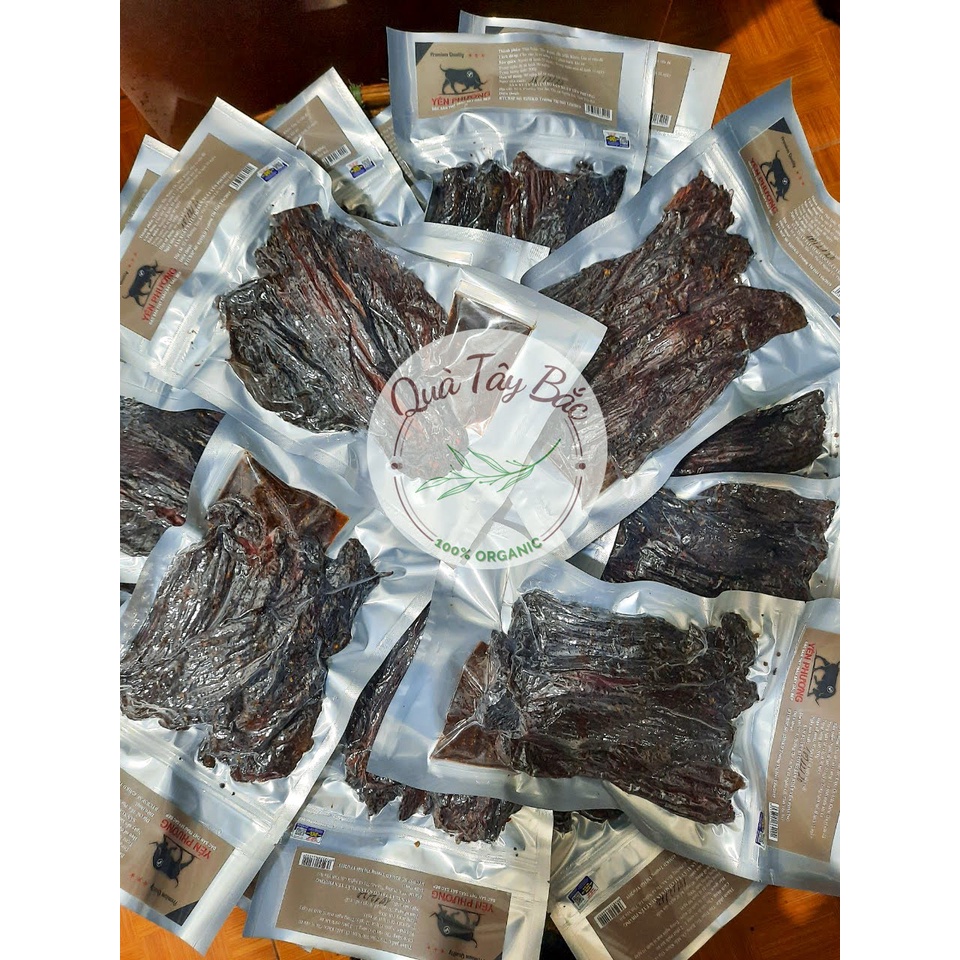 Thịt trâu gác bếp Tây Bắc bao Thơm Ngon Chuẩn vị - Sẵn SLL - TẶNG CHẨM CHÉO