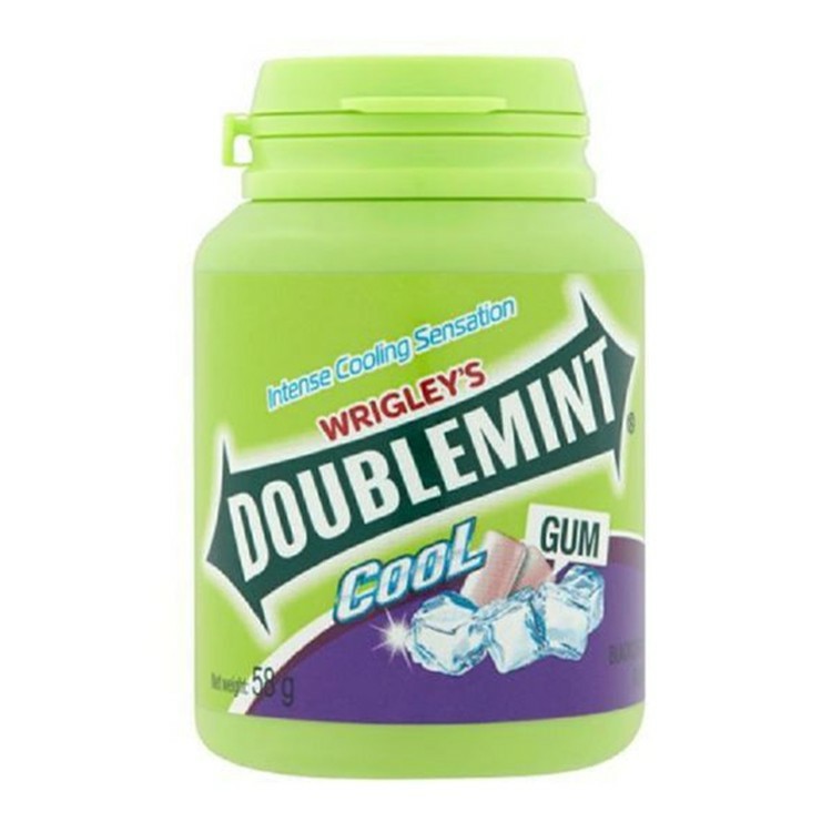 Kẹo Singum Doublemint Cool Hũ 58.4g - Giúp hơi thở luôn thơm mát