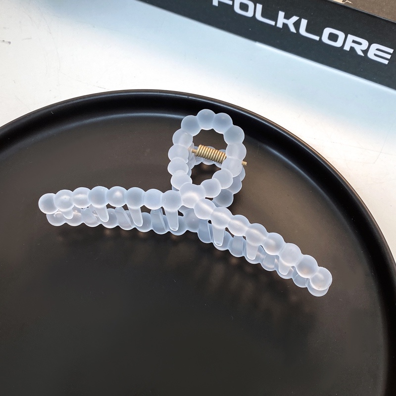 Kẹp tóc nhám phong cách đơn giản thời trang Hàn Quốc nhiều màu tùy chọn