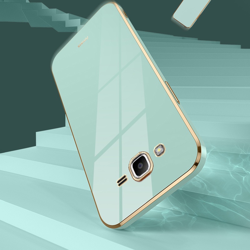 Ốp Điện Thoại Silicon Mạ Màu Kèm Dây Đeo Cho Samsung Galaxy J6 Plus J6+ J6 Prime J7 Prime J2 Prime J4+ J4 Prime