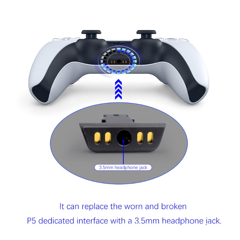 Bộ 5 Phụ Kiện Jack Cắm Tai Nghe Cho Điều Khiển Chơi Game