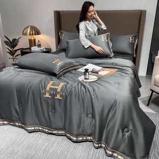 Sét 4 món vỏ chăn ga gối phi lụa cao cấp loại 1