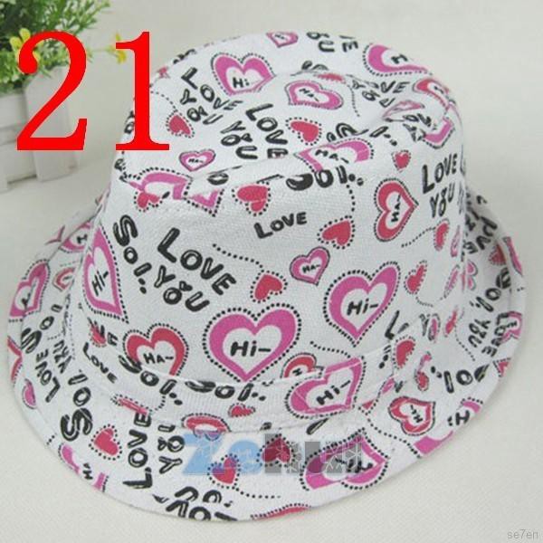 Mũ vành tròn chất liệu cotton đáng yêu cho bé