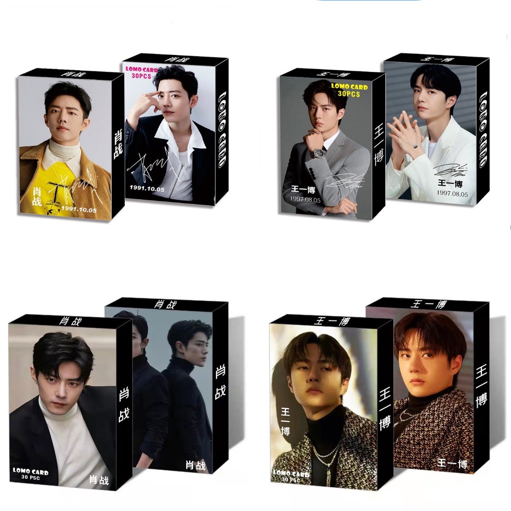 2022 Wang Yibo Xiao Zhan Photocard Chenqingling Lomo Card
