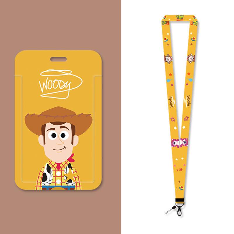 Bao Da Điện Thoại Cứng Có Ngăn Đựng Thẻ Và Dây Đeo In Hoạt Hình Toy Story Cho Học Sinh Ốp