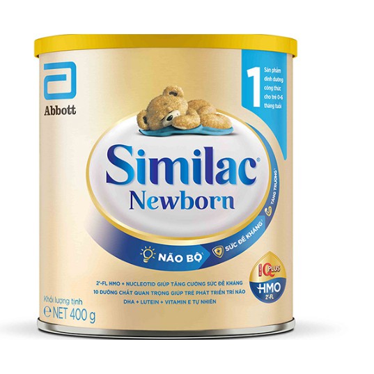 Sữa Similac Newborn IQ plus HMO số 1 400g