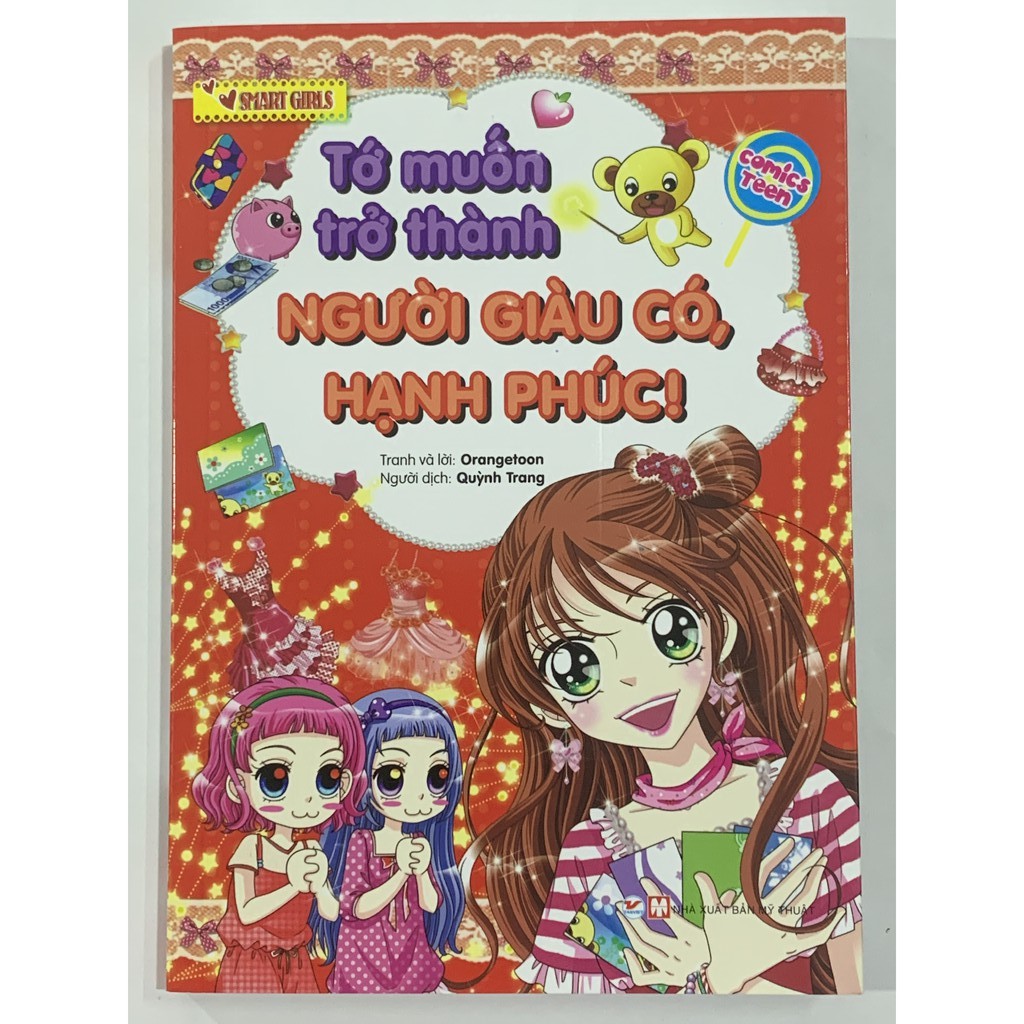 Sách - Smart Girls - Tớ Muốn Trở Thành Người Giàu Có , Hạnh Phúc