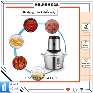 Máy xay thịt, máy xay đa năng kitchen expert hda 2 lít cối inox chất lượng tốt .