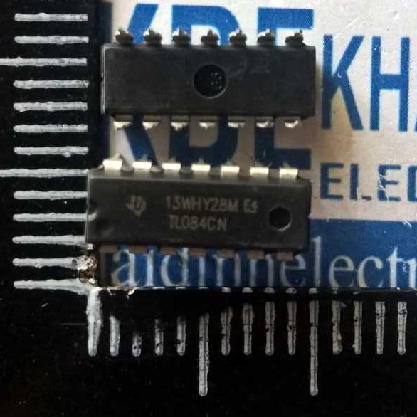 10 con TL084CN TL084 DIP14 IC OPAMP bốn CHÂN CẮM KDE1401