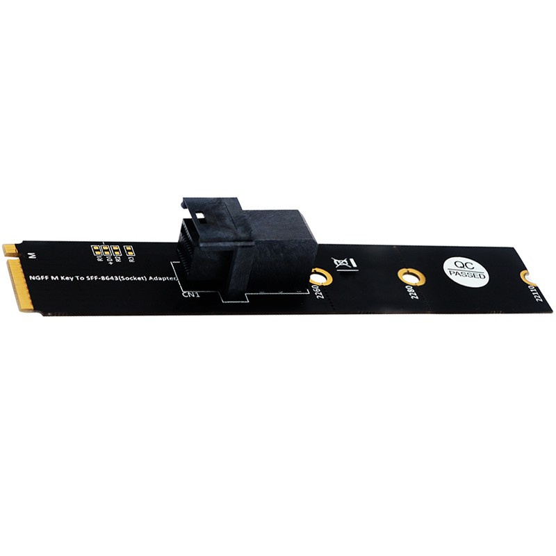 Card Chuyển Đổi Sff-8643 Mini-Sas Hd 36-pin Sang M.2 Key M Thẻ