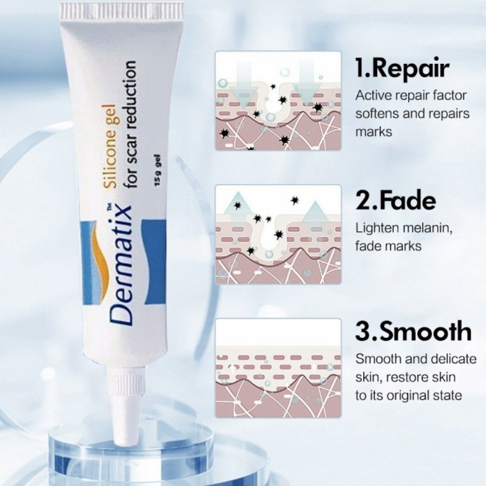 (Hàng Mới Về) Gel Silicone Trị Sẹo Dermatic 15 Grams