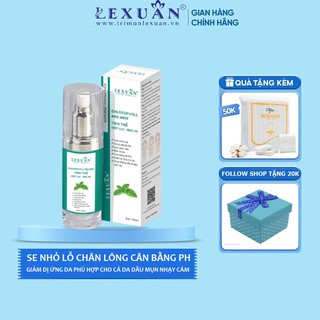 Serum Toner Lê Xuân - Serum Tinh Thể Bạc Hà - Se nhỏ lỗ chân lông, Cân bằng PH, Giảm dị ứng cho da