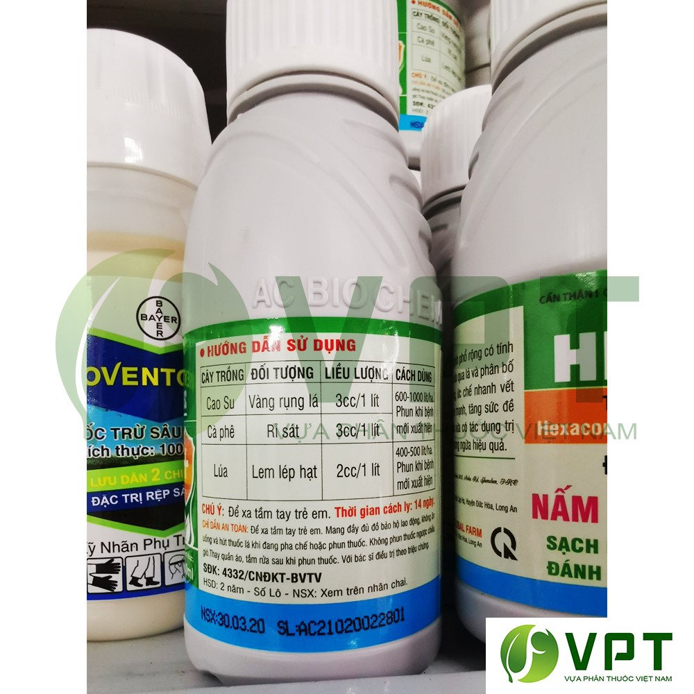 Hexavil 6SC – Thuốc đặc trị nấm phổ rộng chai 100ml