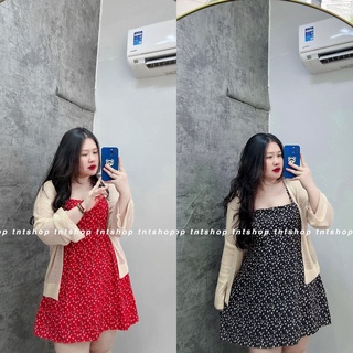 ĐẦM HOA 2 DÂY [TNT SHOP BIGSIZE 60KG 90KG]