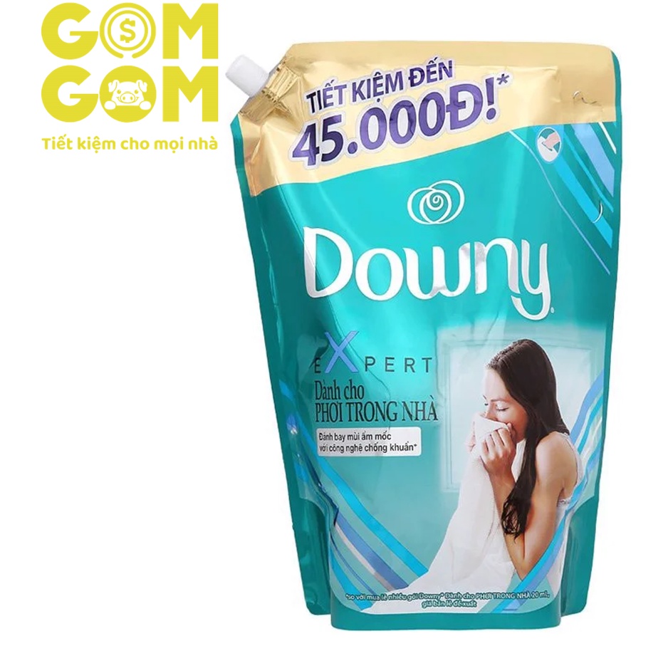 XẢ VẢI DOWNY PHƠI TRONG NHÀ TÚI 2.3L