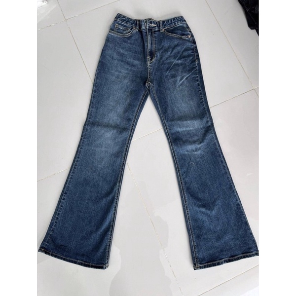 Quần Jean Nữ Loe XUẤT HÀN DƯ XỊN trẻ trung năng động - Mix cả thế giới ( Ảnh Thật )