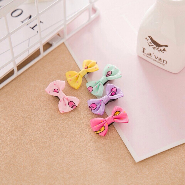 combo 100 kẹp tóc cho bé đủ mầu