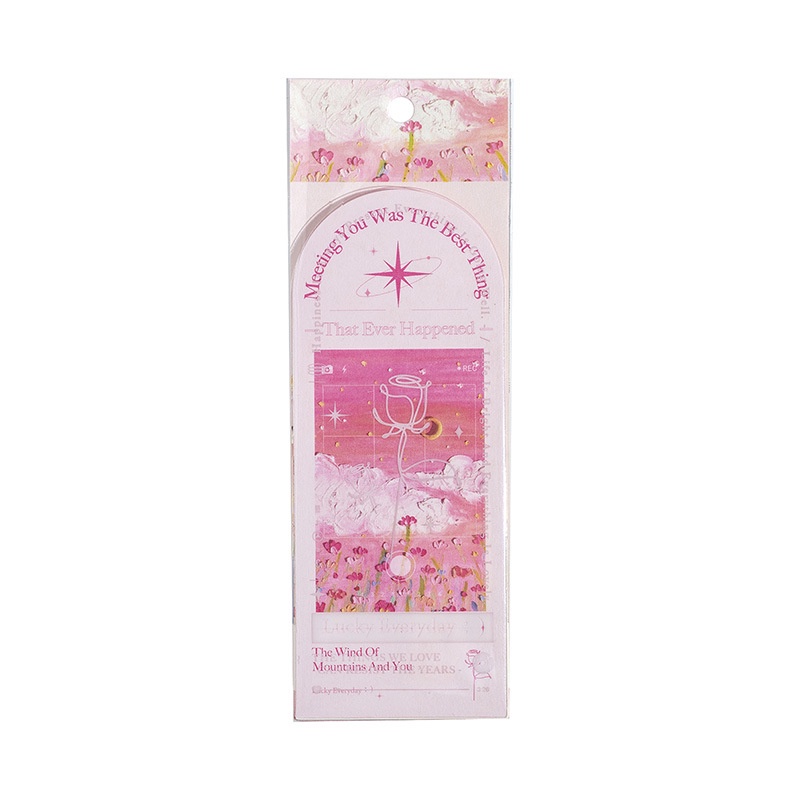 Bộ 10 Thẻ Đánh Dấu Trang Sách Hình Phong Cảnh Lãng Mạn