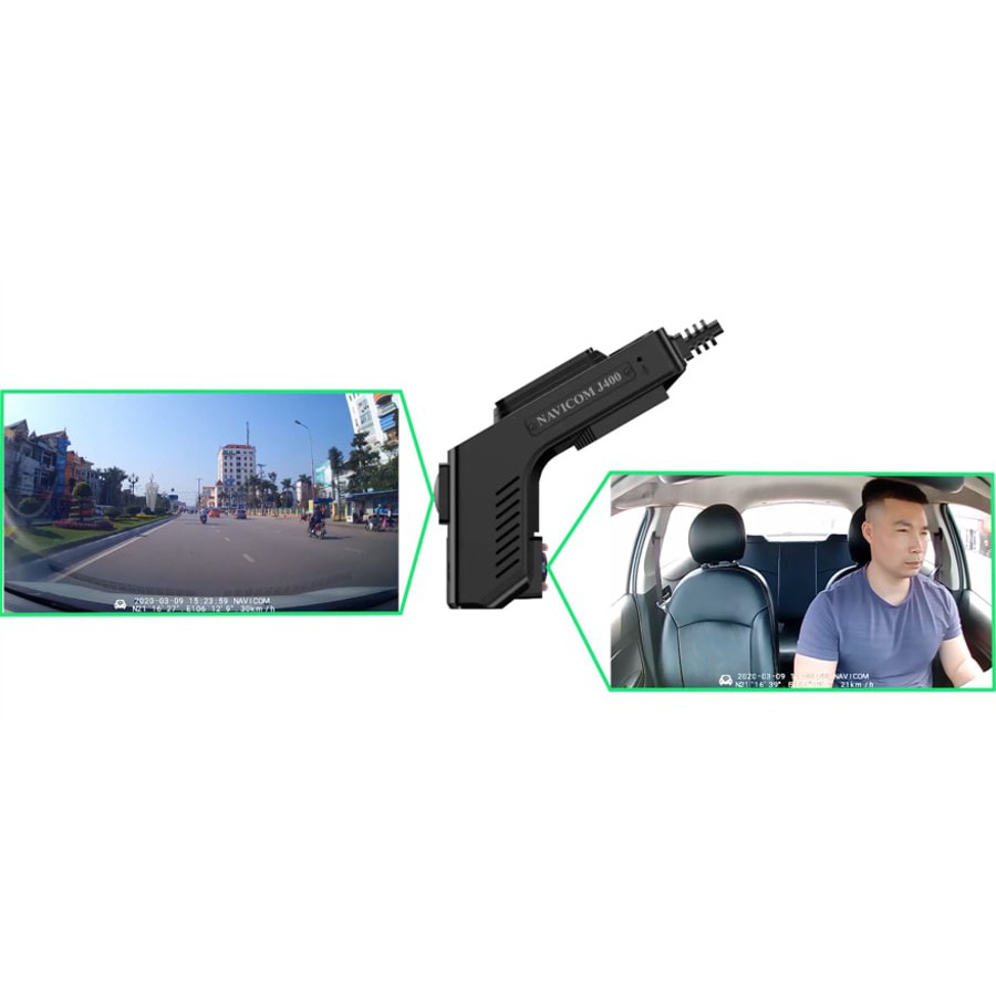 Camera hành trình ô tô Navicom J400, Giám sát xe trực tuyến, Kết nối WIFI-4G