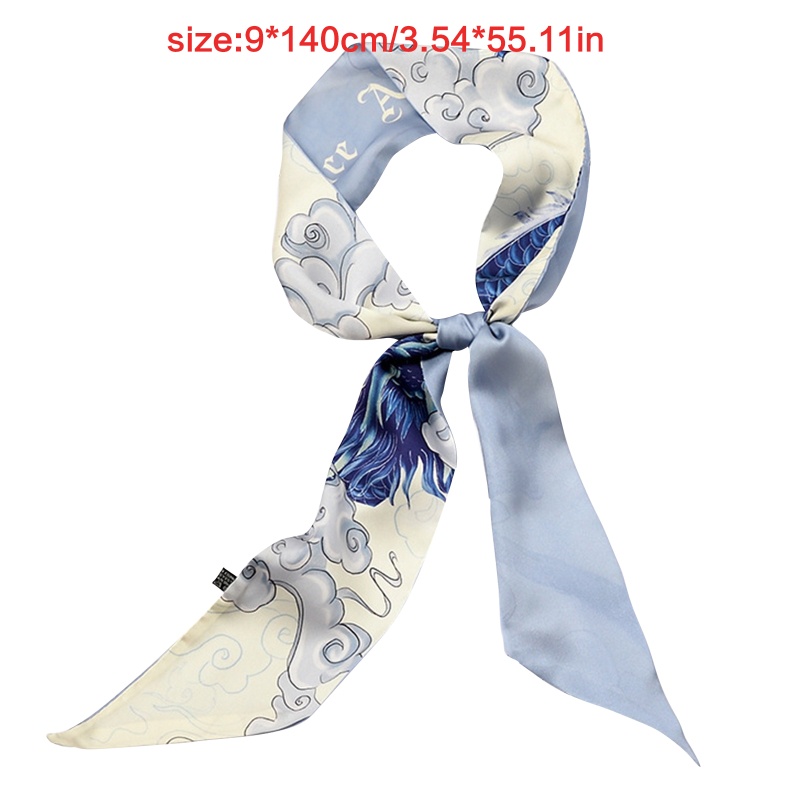 Khăn Quàng Cổ Bằng Vải Satin Phong Cách Trung Hoa