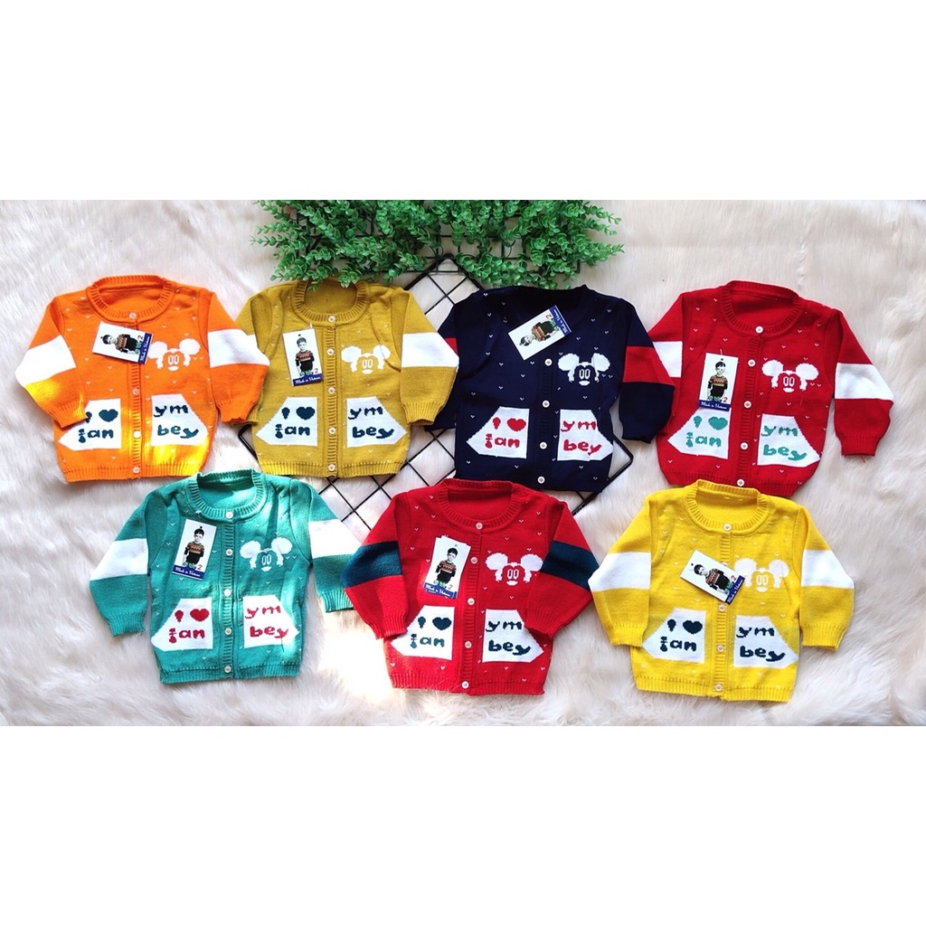 Áo len cho bé sơ sinh/Áo khoác len dài tay bé mẫu mã xinh đẹp cho bé từ 3-8,5kg / đồ sơ sinh bé trai gái