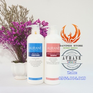 Dầu gội dầu xả phục hồi aurane protrin moisturizing 750ml - chính hãng