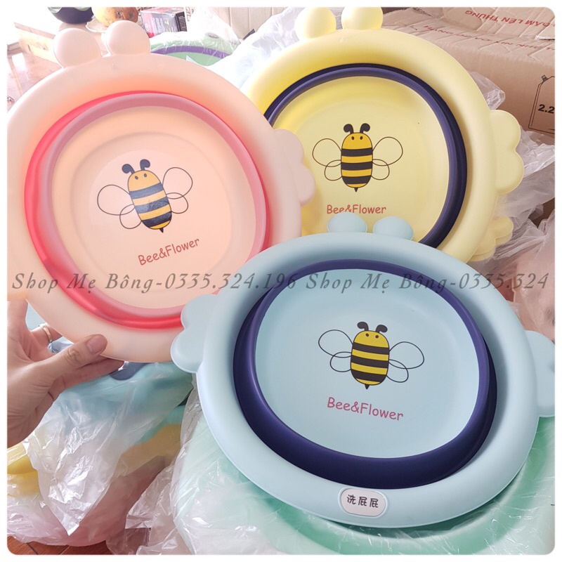 Chậu rửa mặt gấp gọn hình ong