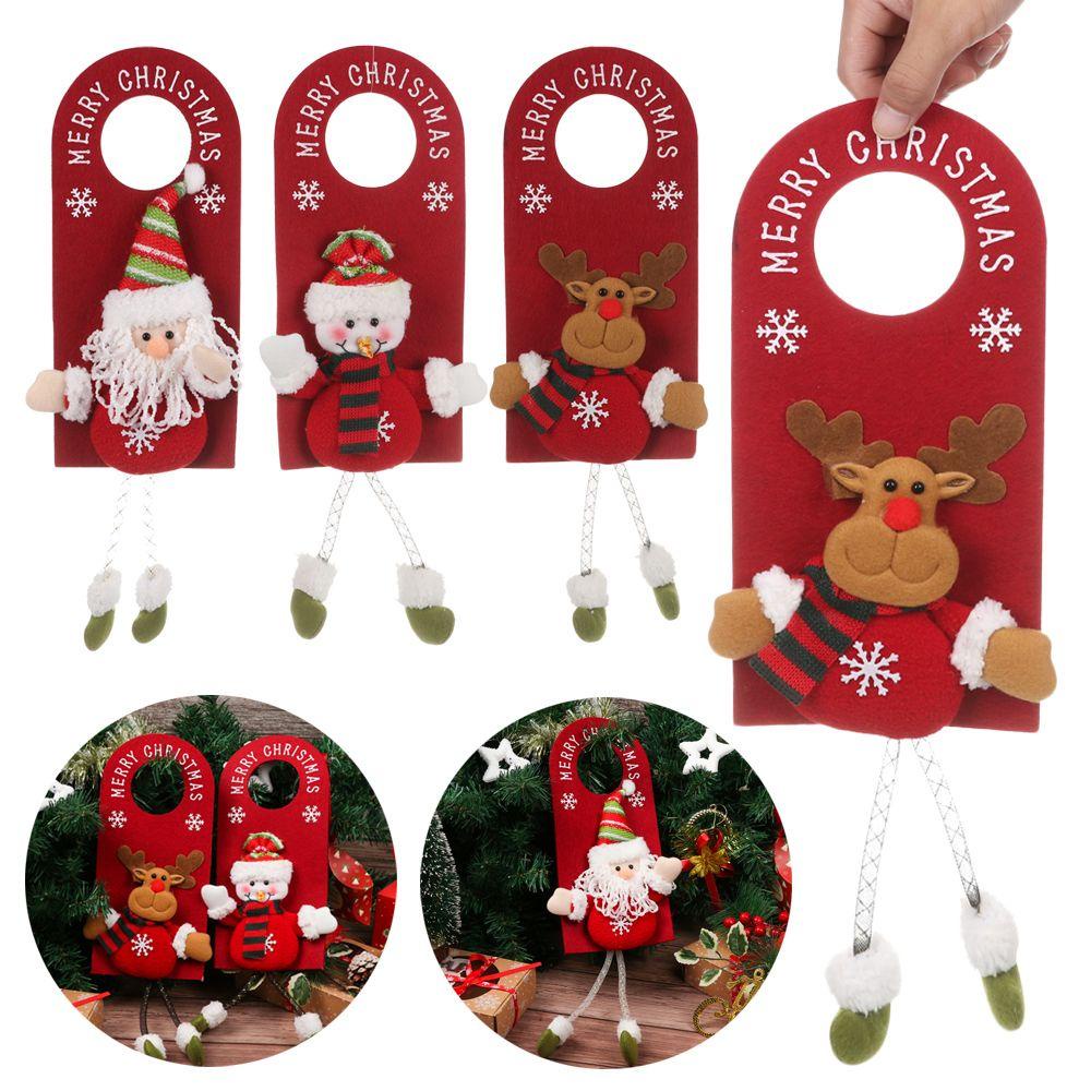 LONTIME Phụ Kiện Trang Trí Giáng Sinh Hình Ông Già Noel / Người Tuyết / Người Tuyết