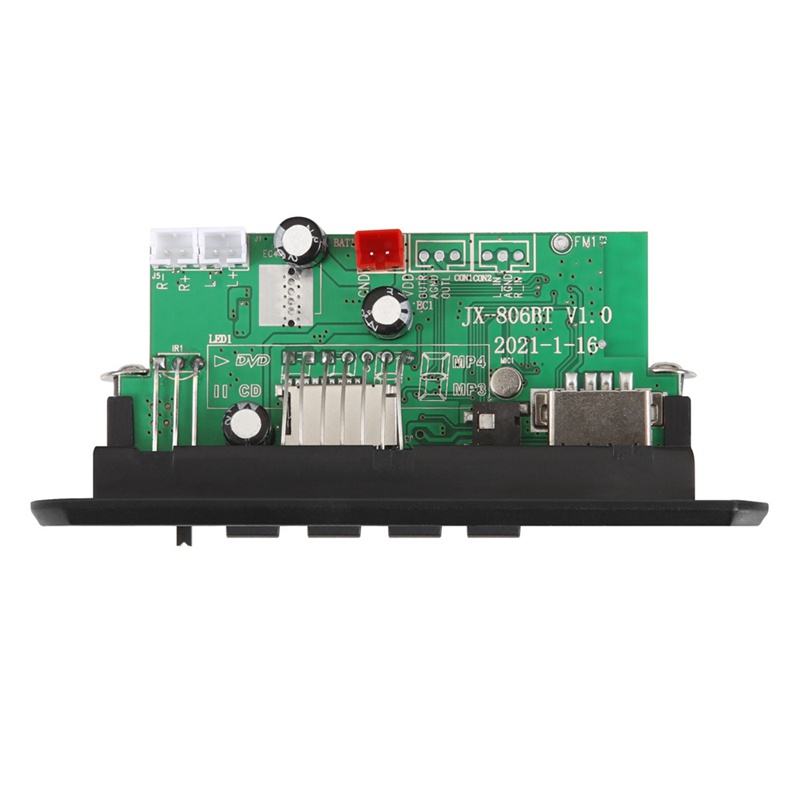 Bảng mạch giải mã âm thanh MP3 2X25W 50W 5V-12V Bluetooth 5.0 hỗ trợ thẻ TF USB AUX cho xe hơi