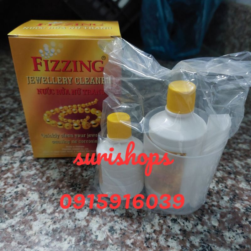 Nước Rửa Vàng hộp 70ml, Nước Rửa Trang Sức hộp lớn