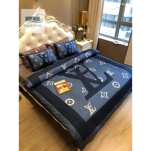 Bộ 4 Món Chăn Ga Gối Nỉ Nhung Thương Hiệu Nhập Khẩu Cao Cấp
