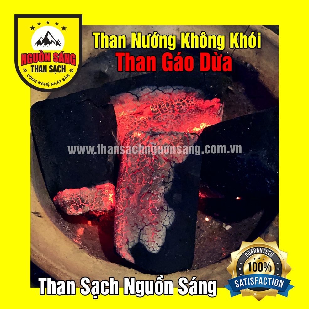 Than Gáo Dừa (10kg). Than Không Khói. Uy Tín tại TP.HCM. Giao nhanh