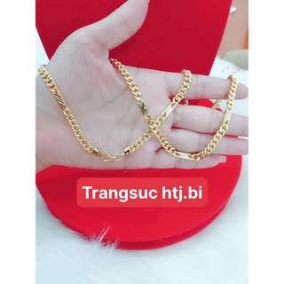 dây chuyền chữ N mạ vàng nam nữ đều đeo được htj
