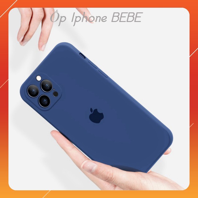 ỐP LƯNG 12 chống bẩn logo táo cho iPhone 12 / 12 MINI / 12 PRO / 12 PRO MAX [Loại xịn full viền có lót nhung]