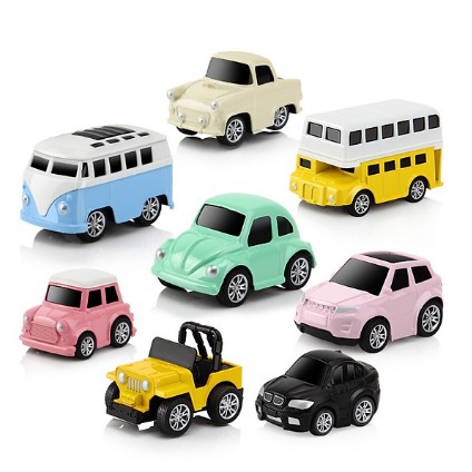 Bộ 8 ôTô Mô Hình Đồ Chơi Cho Bé Trai bằng sắt Minicar