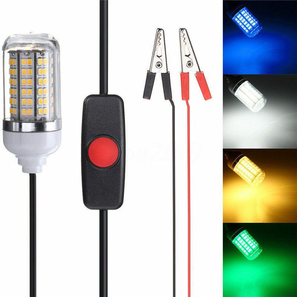 Hộp 108 Đèn LED Tìm Cá Dưới Nước/ Nhiều Màu Sắc Lựa Chọn Với 4 Màu Tùy Chọn 12V