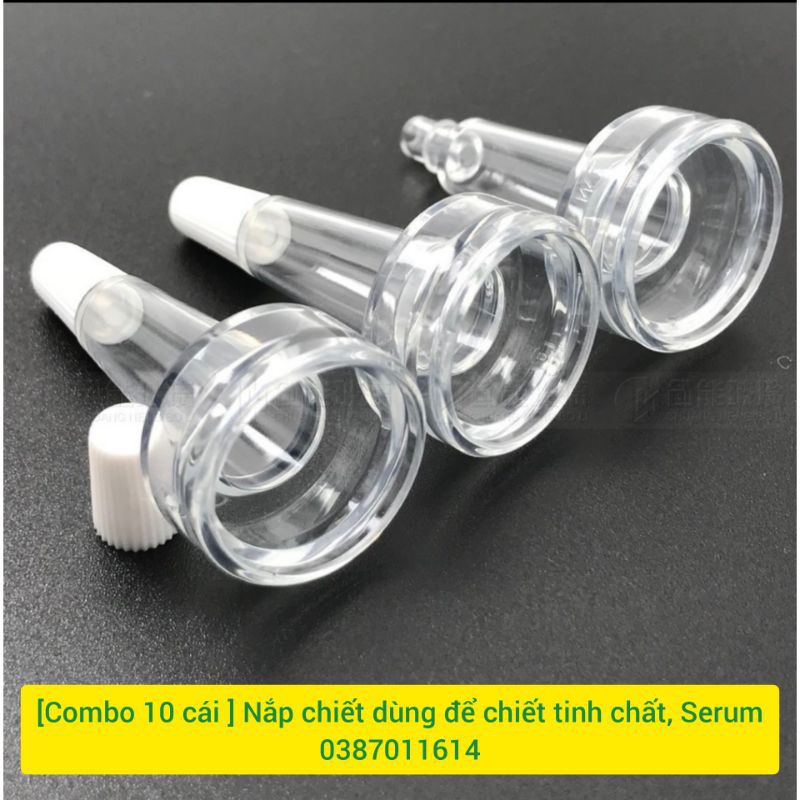 [Combo 10 cái ] Nắp chiết dùng để chiết tinh chất, Serum