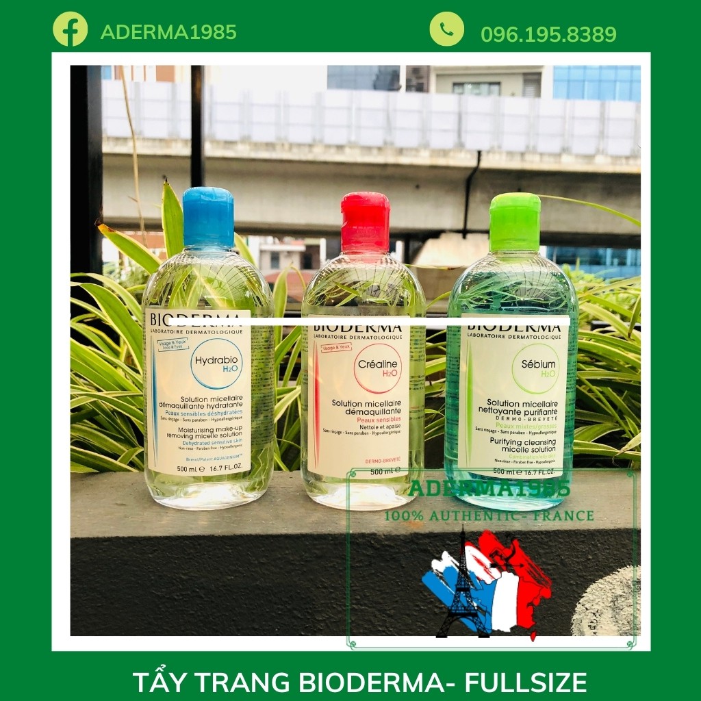 Tẩy trang Bio - Aderma các size