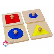 GIÁO CỤ MONTESSORI 0-3 TUỔI - các loại bảng hình dạng