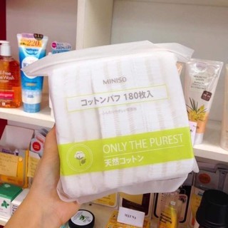Bông tẩy trang Miniso 180m