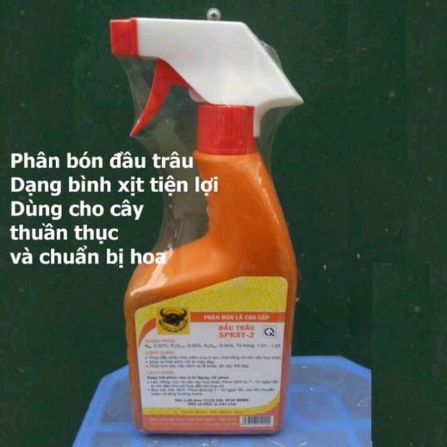 Phân bón đầu trâu dạng bình xịt ( mầu nâu)