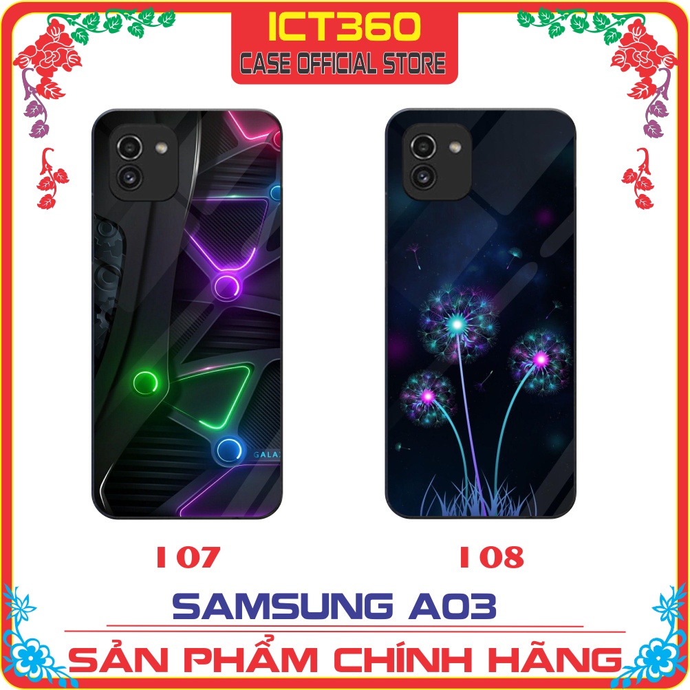 Ốp lưng kính Samsung A03 - Nhận in ảnh theo yêu cầu