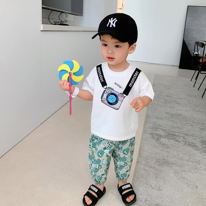 Áo Thun Cotton Trơn Tay Lửng Phong Cách Hàn Quốc Thời Trang Mùa Hè Hàng Mới Dành Cho Bé Trai / Bé Gái 7 Tuổi