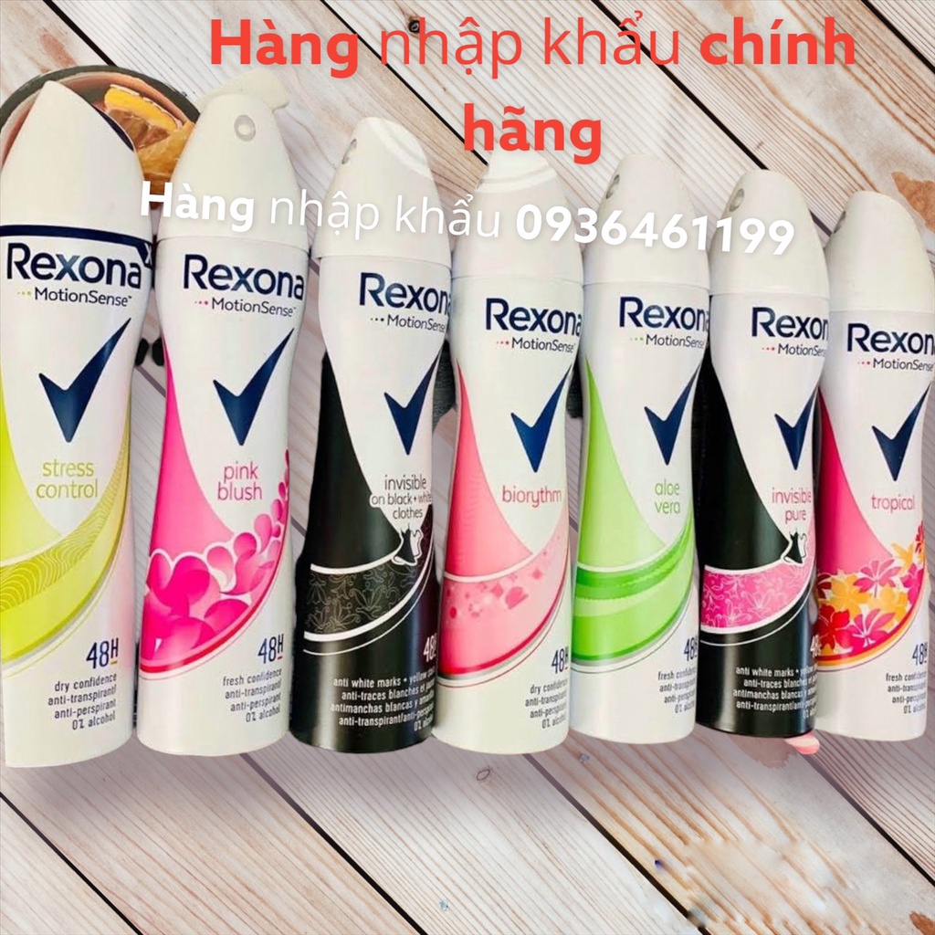 Xịt Khử Mùi toàn thân  48H Rexona Nữ